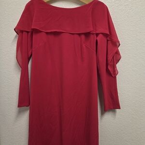 Elegant Red Women's Dress
